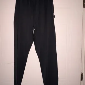 adidas Black Logo Track Joggers thumbnail 2