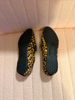Birdies The Starling Cheetah Calf Hair Slip On Loafer Size 8.5 thumbnail 10