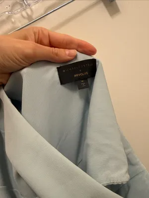 Michael Costello X REVOLVE Ava Dress in Ice Blue thumbnail 3