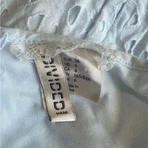 H&M Light Blue Eyelet Dress thumbnail 2