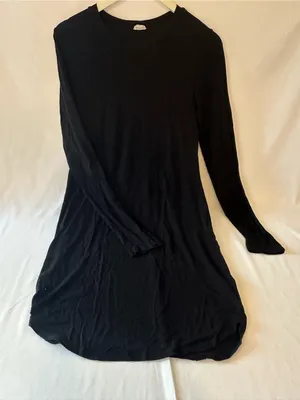 Garage Black Long Sleeve Midi Dress thumbnail 1