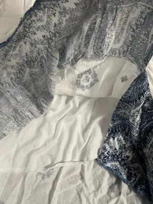Kindred Blue and White Floral Maxi Dress thumbnail 7