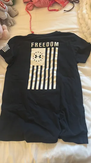 Under Armour Freedom T-Shirt Black thumbnail 2