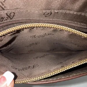Vintage Y2k Fossil Boho Hippie Gypsy Brown Crossbody Genuine Leather Purse‎ Bag thumbnail 10
