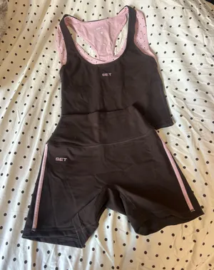 Set Active Sportbody Tank and Shorts in Swirl Small thumbnail 1