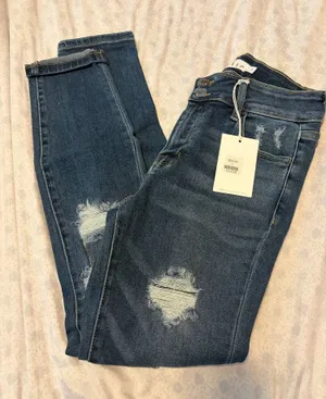 bnwt cello cropped skinny ripped jeans thumbnail 1