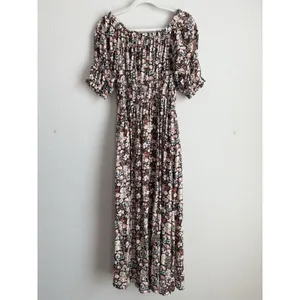 Stockplace The‎ Label Floral Puff Sleeve Midi Dress Women's Small Cottagecore thumbnail 10