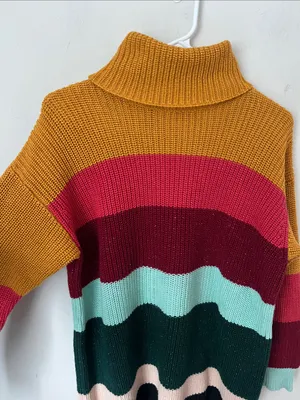 Farm Rio by Anthropologie striped sweater, size xxs ®️ thumbnail 2