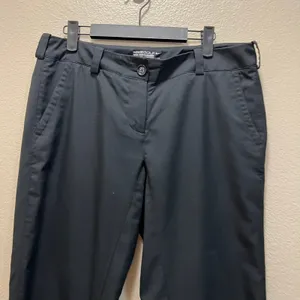 Nike Golf Tour Performance Straight Leg Pants Dri-Fit Black Hi-Rise 8 thumbnail 4