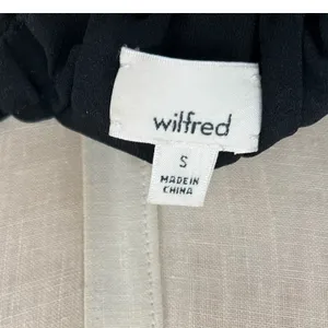 Aritzia‎ Wilfred Hosta Off the Shoulder Ruffle Dress Black Size Small thumbnail 10