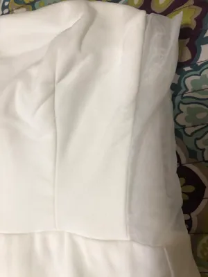 Lulus NWT Loving the Feeling White Strapless Bodycon Mini Dress thumbnail 8