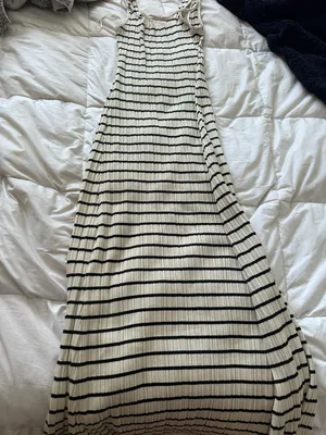 Blu Pepper striped maxi dress thumbnail 5