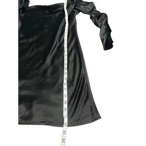 Princess Polly Satin Dress Size 6 Mini New Years Eve Cowl Neck Long Sleeve Party thumbnail 5
