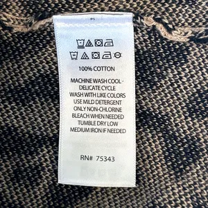KAISLEY Leopard Print‎ Cardigan Duster Size Small Tan Brown Black thumbnail 6