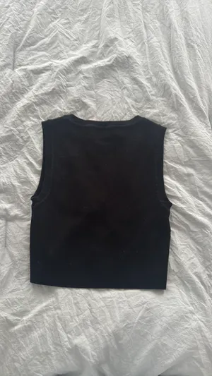 Zara Black High Neck Tank thumbnail 2