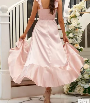 Hebeos Lilac Bridesmaid Dress thumbnail 2