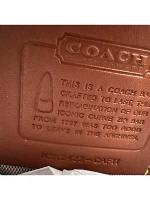 Coach Originals Curve Zip Bag Brass / Hunter Green thumbnail 6