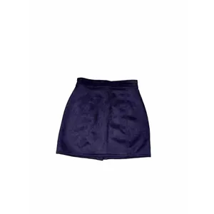 Maurice's Faux Suede Brown Mini Button Front‎ Women Skirt Sz 8 thumbnail 4