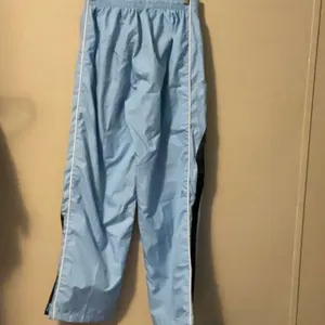 Sky Blue Joggers with Black Side Stripes thumbnail 4