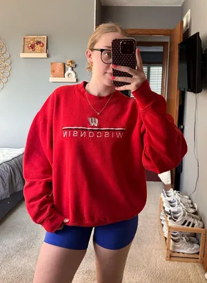 Wisconsin Crewneck Red Size XL thumbnail 1