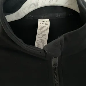 Alo Yoga Airbrush Corset Full Zip Jacket Black S thumbnail 3