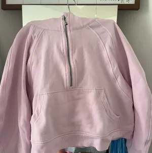 Lululemon Light Pink Half-Zip Hoodie thumbnail 1