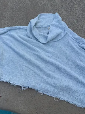 We The Free light blue knit label sweater thumbnail 1