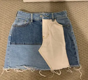PacSun Multi Color Jean Skirt thumbnail 1