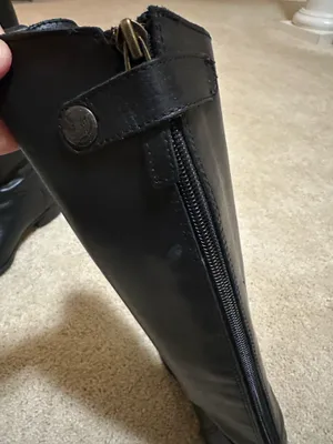 Sam Edelman Black Leather Knee‑High Boots thumbnail 7