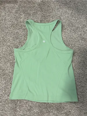 lululemon Align Racer back- waist length, Light Mint thumbnail 4