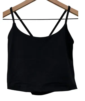 Born Primitive Women Sports Bra Sz L Black Criss Cross Back Padded Athletic Gym thumbnail 1