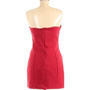 by the way. Red Strapless Dres Size M thumbnail 2