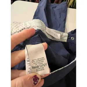 L.L. Bean Blue Low Rise Capri Cropped Wide Relaxed Fit Hiking Pants Size 8 thumbnail 5