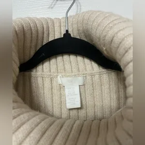H&M Women's Turtleneck Sweater Sleeveless Wool Blend Vest Tan Size XXL‎ thumbnail 8