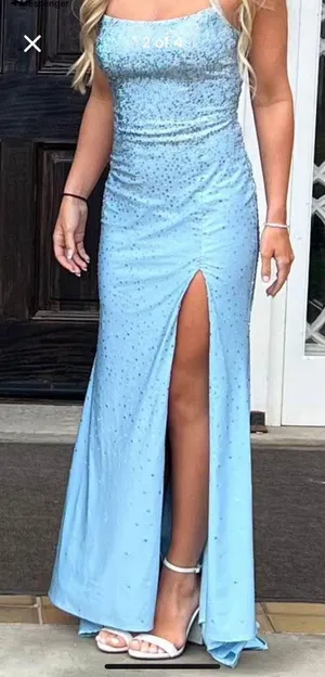 Prom Dress Blue Size 0 thumbnail 1