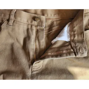 Lauren Ralph‎ Lauren Womens Straight Leg Pants Tan Khaki Stretch 12 thumbnail 2