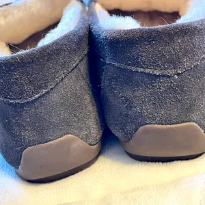 Parfeying driving moccasin/slippers, Sherpa lined, size 8, women’s thumbnail 4
