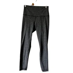 Lululemon Align Pant 25" Heathered Black Leggings Size 6 DR thumbnail 2