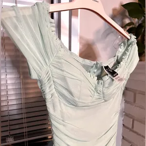 Windsor Mint Green Pastel Tulle Ruched Bodycon Mini Dress S thumbnail 6
