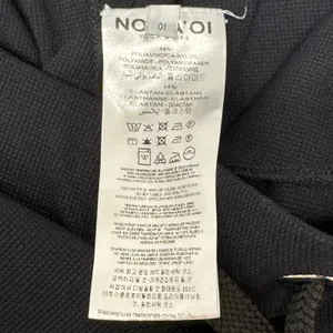 NO KA'OI Black Waffle Knit‎ Jogger Pants Yoga Athleisure Drawstring Waist Small thumbnail 8