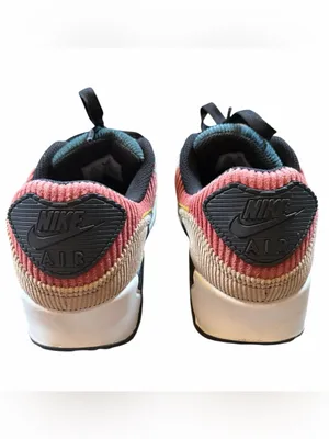 Nike Women's Multicolor Corduroy Air Max 90 Sneakers 7.5 thumbnail 4