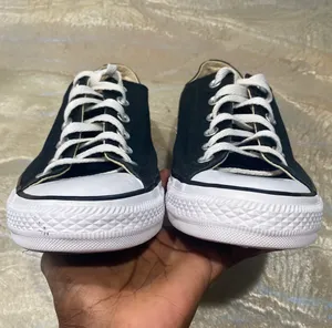 Converse All Star Low Tops Lace Black Sneakers Shoes Women’s 10 thumbnail 4