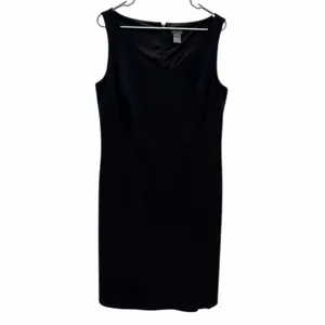 Ann Taylor Navy Blue Sleeveless Zip Back Dress Womens Plus Size 14 thumbnail 7