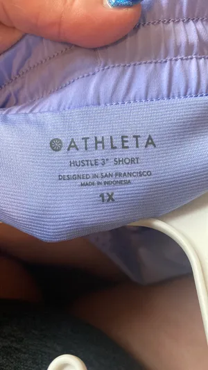 Lavender Athleta Shorts thumbnail 3