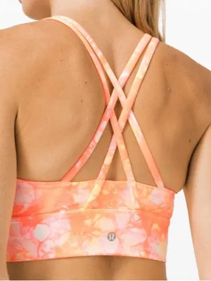 Lululemon Energy Bra High Neck Long Line Shibori *Medium Support B-D thumbnail 3