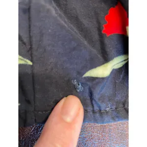 Dressbarn Vintage Black Red Floral Maxi Dress USA‎ 12 Dark Romantic Grunge 90s thumbnail 7