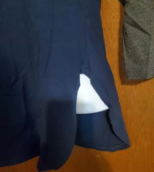 3/4 sleeve baseball tee Blue thumbnail 4