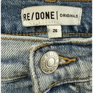 RE/DONE High Rise‎ 90's Ankle Crop Jeans Lived Light Wash Straight Leg 26 thumbnail 3