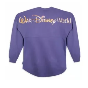 2021 Walt Disney World 50th Anniversary Castle Spirit Jersey Purple Size M thumbnail 2