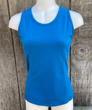 Lululemon Fitted Blue Racerback Tank Top Size 4/6 thumbnail 1